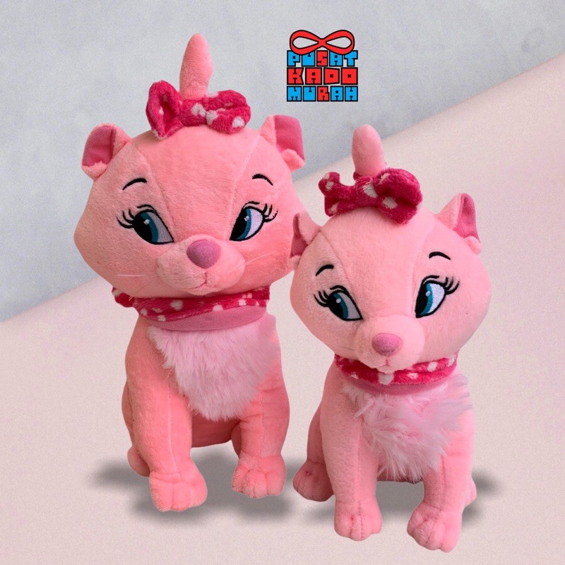 Boneka Marie Cat Pink / Medium and Small - Pusat Kado Murah