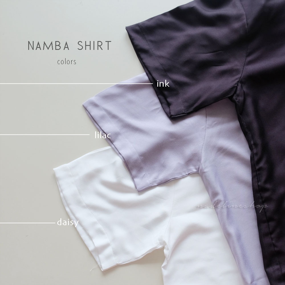 SUMMER SHIRT POLOS KEMEJA OVERSIZE SANTAI LENGAN PENDEK KERAH BOWLING BAHAN RAYON PREMIUM-NAMBASHIRT-8