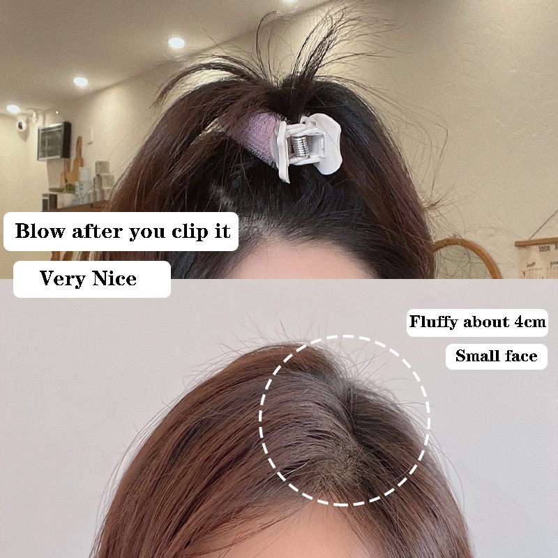 Hair Root Fluffy Clip Bangs Fixed Not To Hurt Hair Curling Irons Plastic Lazy Hair Fluffy Curling Curlers Magic Curling Tube Woman Hairpin