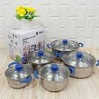 Panci Set Tutup Kaca TRI J