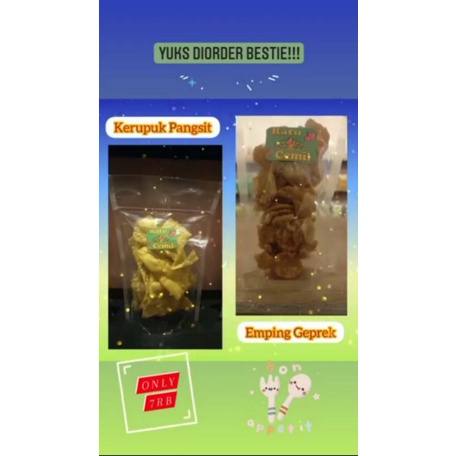 

Aneka Cemilan Kerupuk/Emping