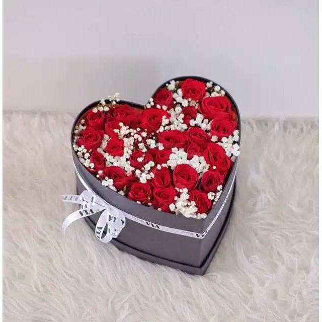 Bloom Box Diameter 15 cm &amp; 20 cm Box Bunga Kotak Bunga Flower Box Blooming Box Gift Box Love