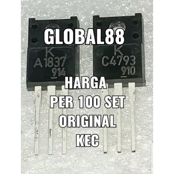 TR TRANSISTOR KEC ORIGINAL SA1837 SC4793 A 1837 C 4793 A1837 C4793