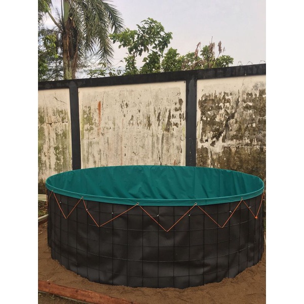 kolam bulat diameter 2 tinggi 1