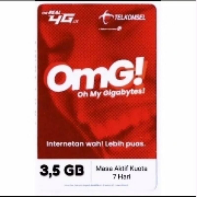 voucher Telkomsel 2,5gb /5 hari
