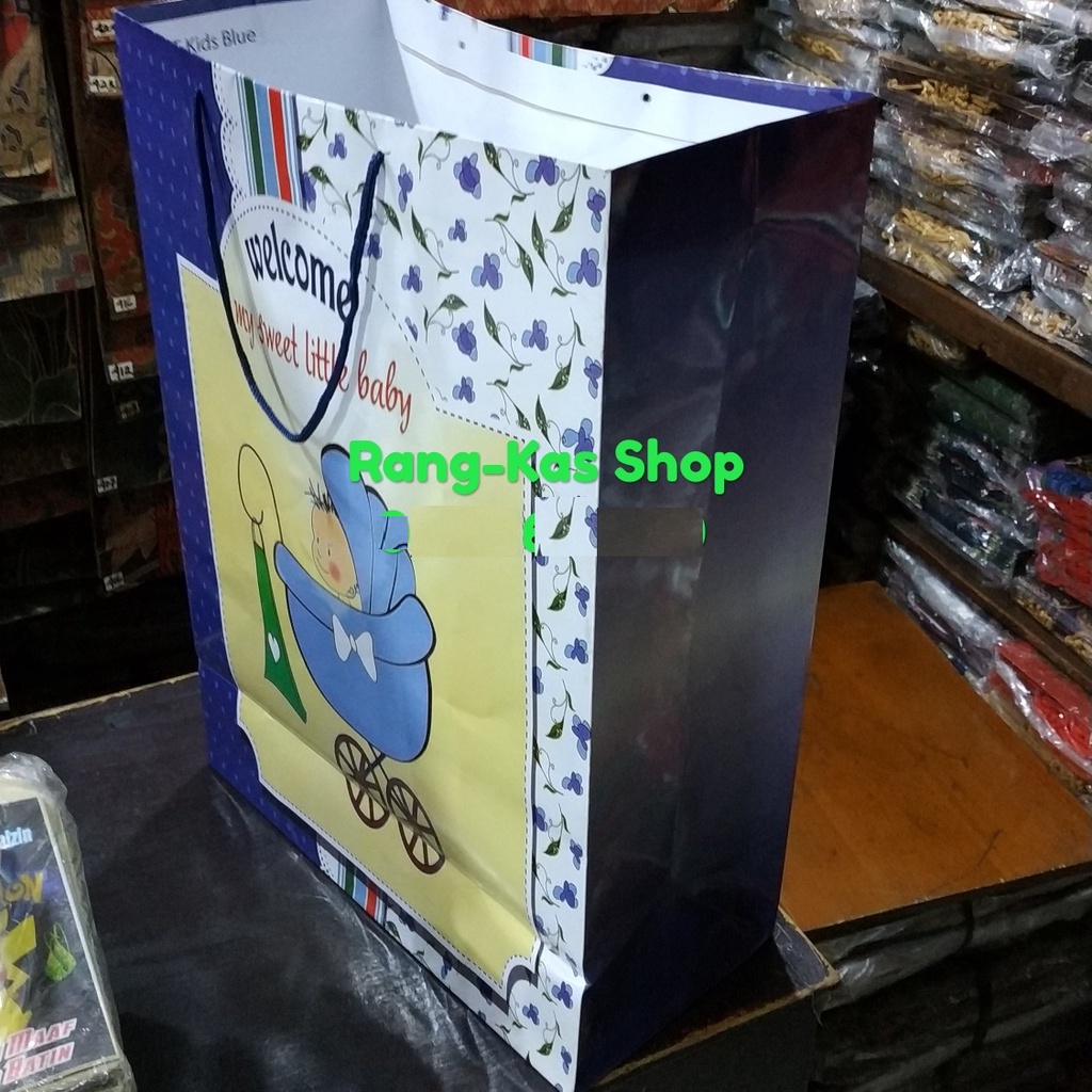 

Paperbag Tema BABY XL Jumbo besar glossy