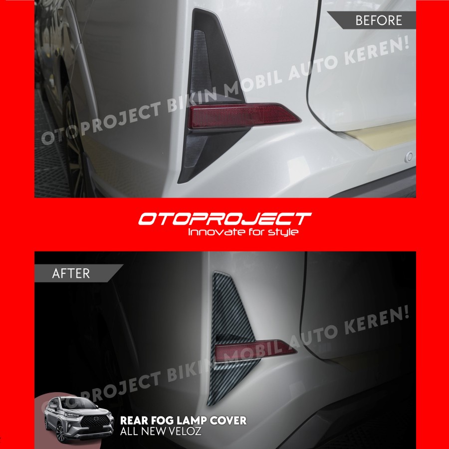 Cover Reflektor Belakang Mobil All New Avanza Veloz 2022