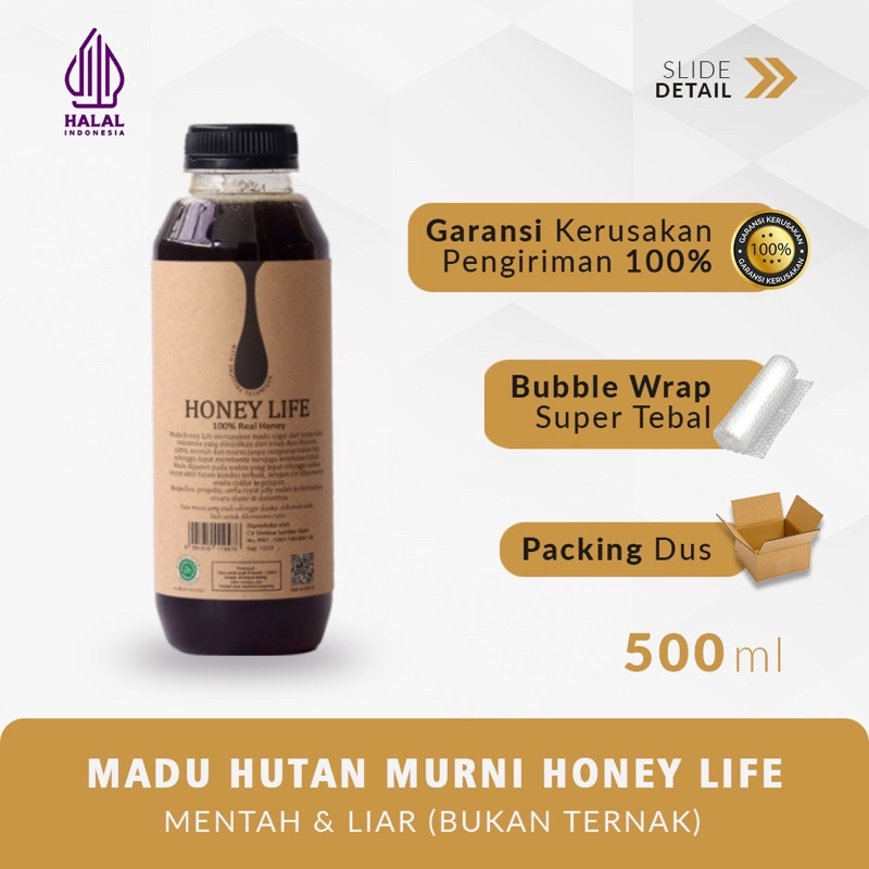 

HL - Madu Asli Hutan Honey Life | Madu Murni Forest Honey 500Ml