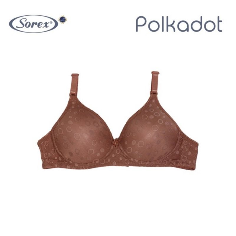 Sorex Bra Polkadot 17097 BH Busa Tanpa Kawat Setara Cup A-B