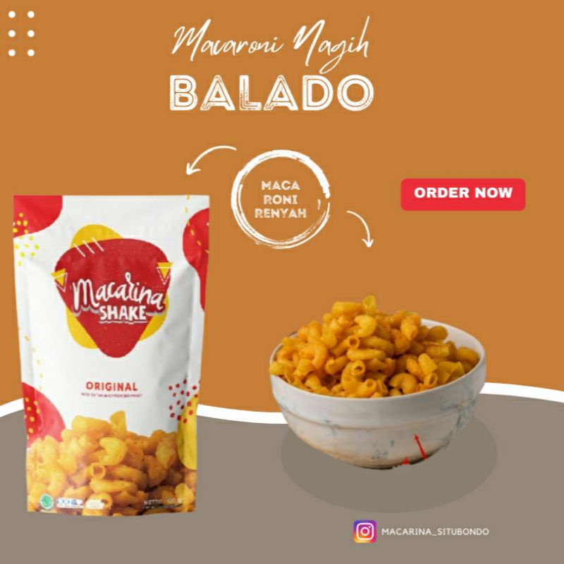 

Makaroni Pedas Rasa Balado 120gram (Macaroni Nagih)