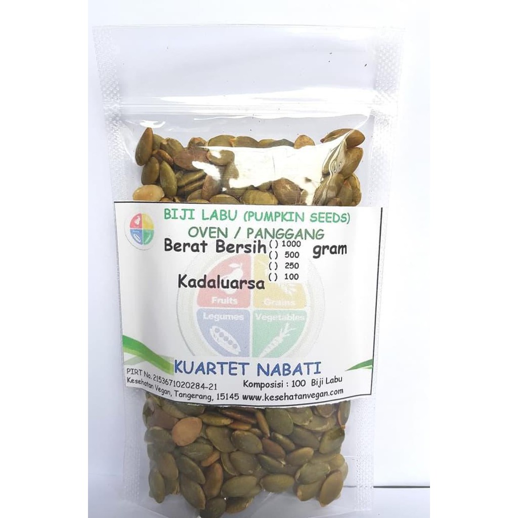 

MURAH PROMO Roasted Pumpkin Seed - Biji Labu Kupas - Oven - Matang 100 Gr