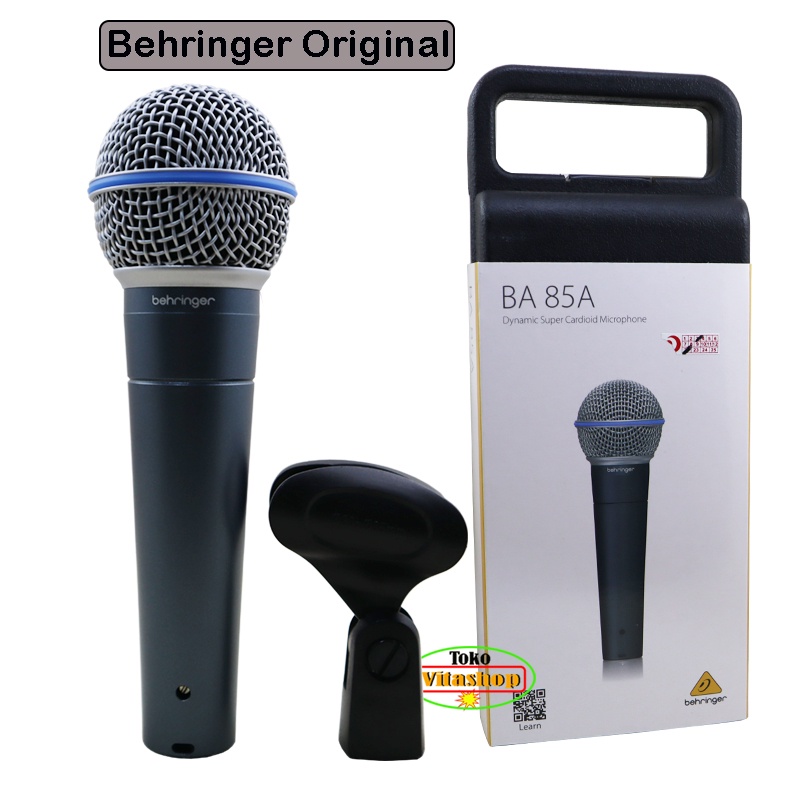 Mic Kabel Behringer BA 85A Microphone Asli Suara Jernih Mik Original