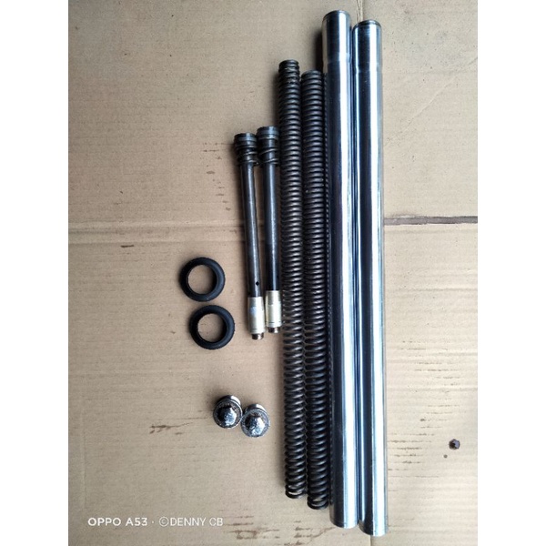 as shockbreaker depan komplit per sulingan Honda Tiger revo