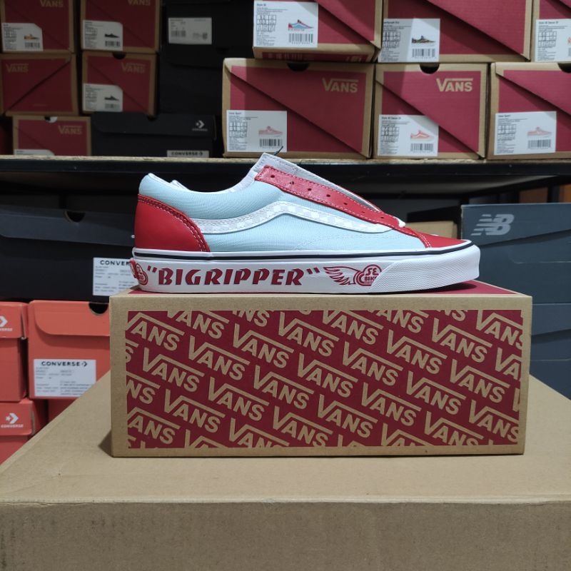 VANS SE BIKES STYLE 36 BIG RIPPER RED PLUME REFLECTIVE ORIGINAL RESMI NAVYA