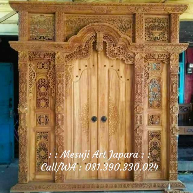 GEBYOK KAYU JATI 2.5 METER