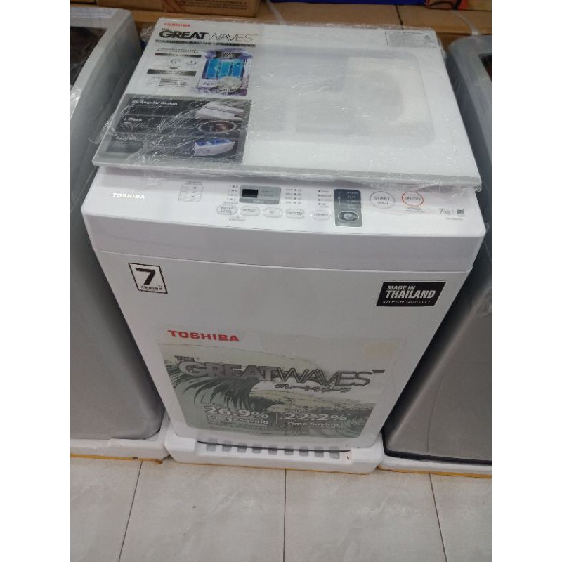 Toshiba Aw J800 New Mesin Cuci 1 Tabung Top Loading Barang 100 Original Shopee Indonesia