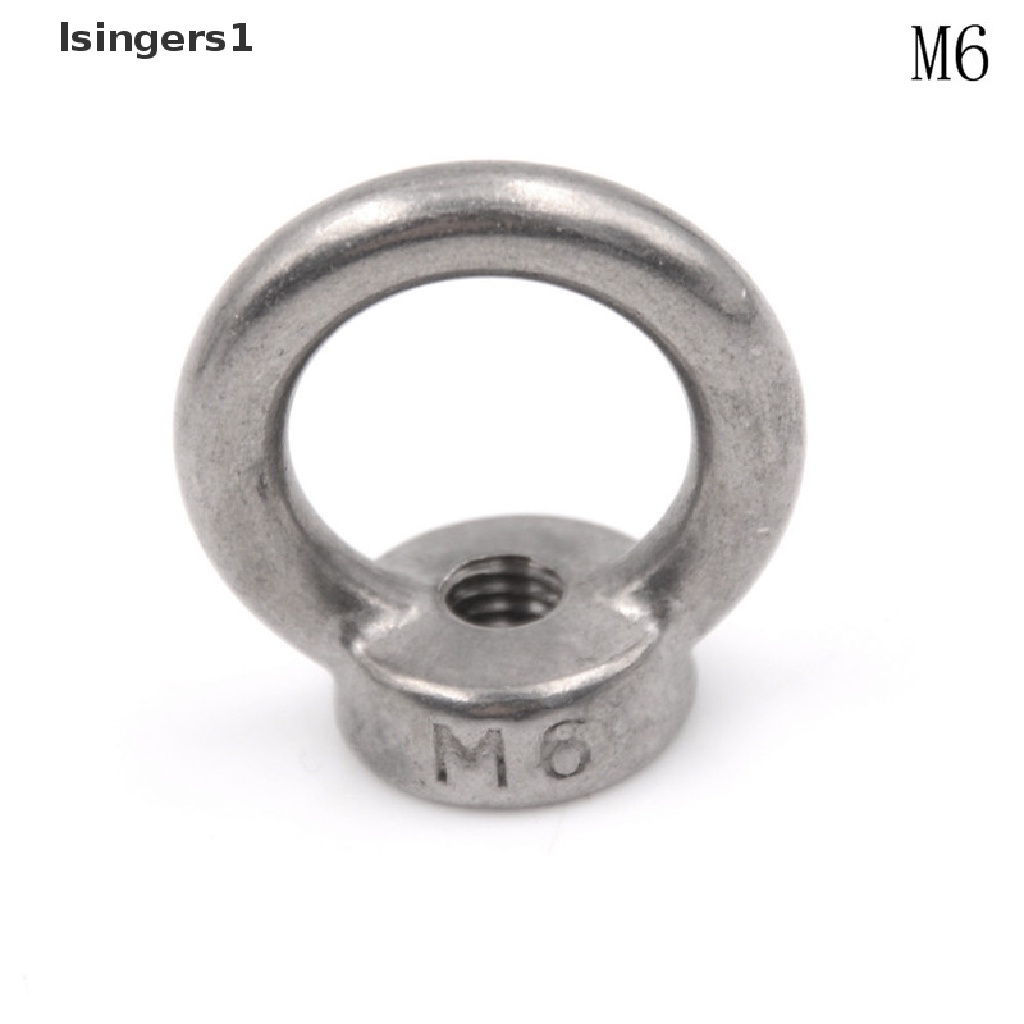 [lsingers1] M5/M6/M8/M10/M12 304 Stainless Steel Lifting Eye Nut Ring Shape Nuts Boutique