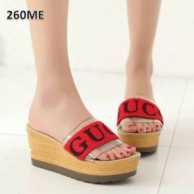 Sandal Wanita Wedges Gutji - Sandal Wanita Murah - Sandal Wedges