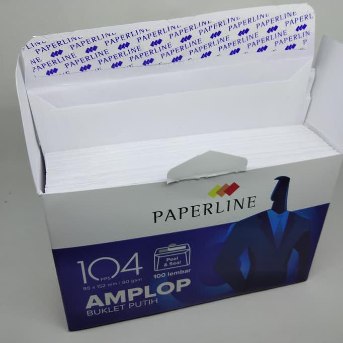 

Amplop Paperline 104 PPS 100 Lembar Buklet Putih Polos Paling TerMurah SPECIAL