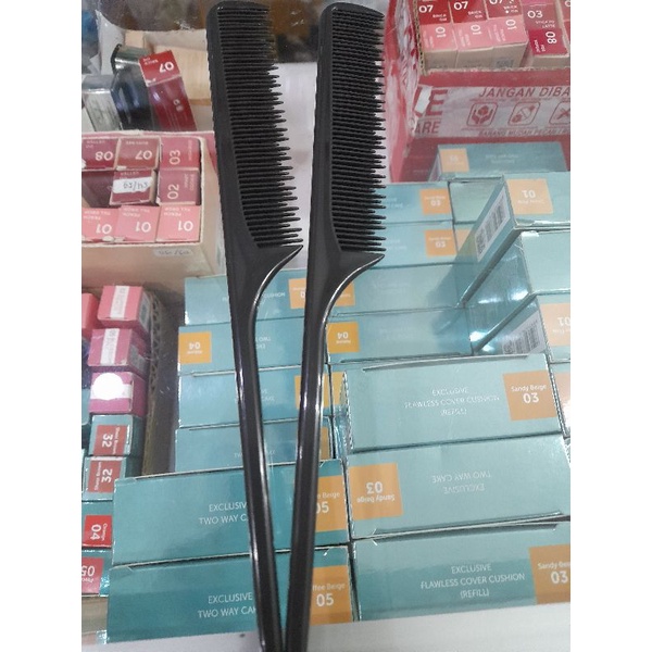 Sisir rambut sasak hitam & Sisir rambut sasak berwarna