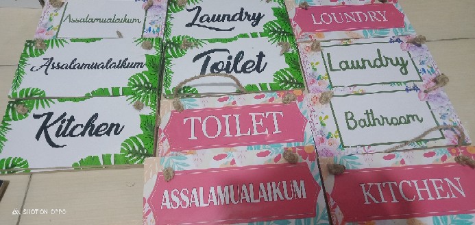 Pajangan Hiasan Dinding Rumah Bunga Motivasi Dekorasi Kamar Tidur Home Wall Decor Shabby Chic Sye