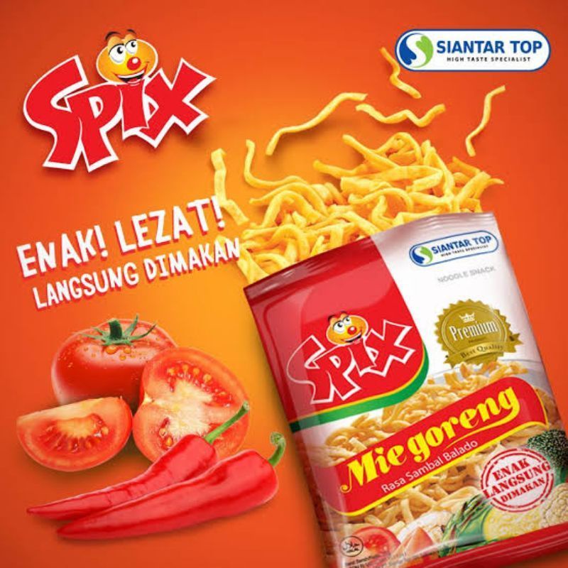 

Spix Mie Goreng (kemasan 16gram × 10pcs) 1 renceng