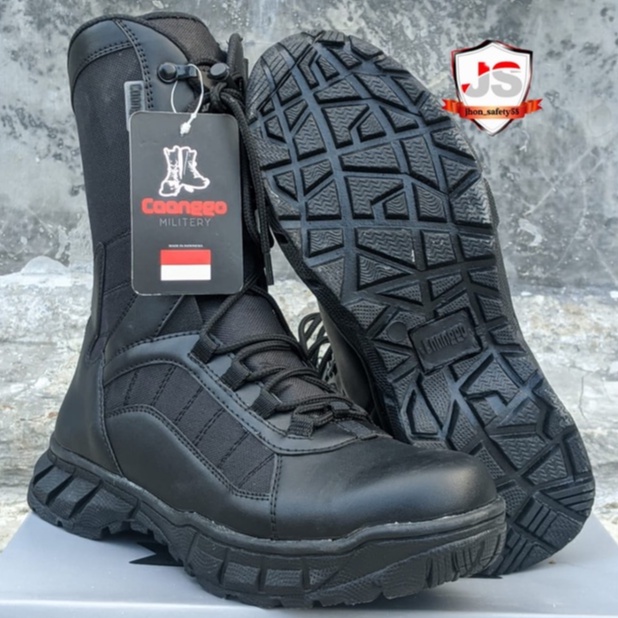 SEPATU PDL NINJA TERBARU TERLARIS  SEPATU PDL TNI POLISI SEPATU PDL SAFETY BOOTS UJUNG BESI ORIGINAL