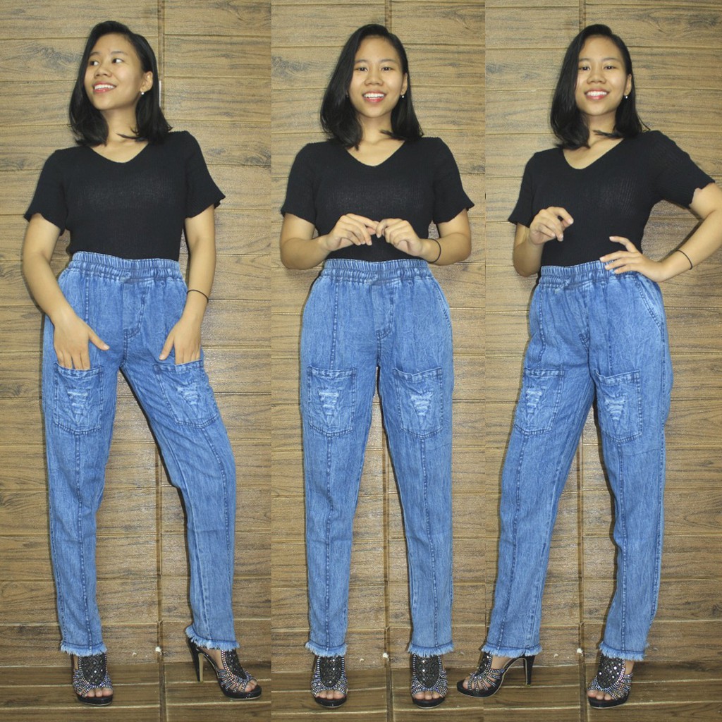 SB Collection Celana Panjang Ellysa Jeans Longpants Wanita
