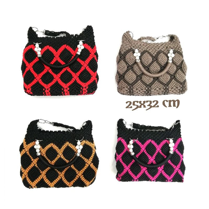 Tas Rajut Talikur Kiyongan besar Hendel