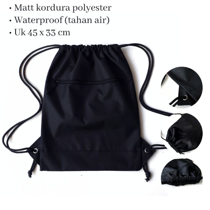 Tas Serut Futsal Polos Anti Air