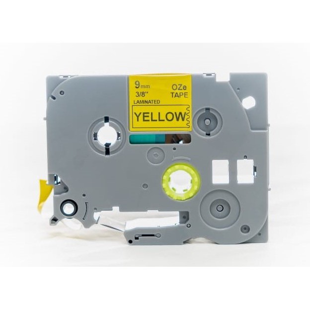 OZe-621 OEM LABEL TAPE BROTHER 9mm Black On Yellow