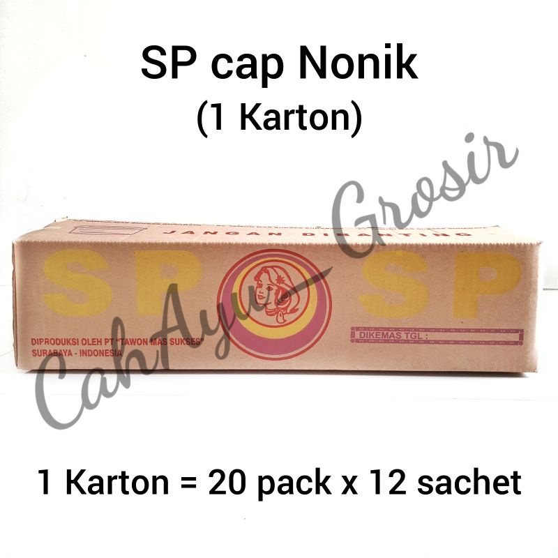 

1 KARTON - SP cap Nonik Sachet (20 Pack x 12 Sachet x 25gr)