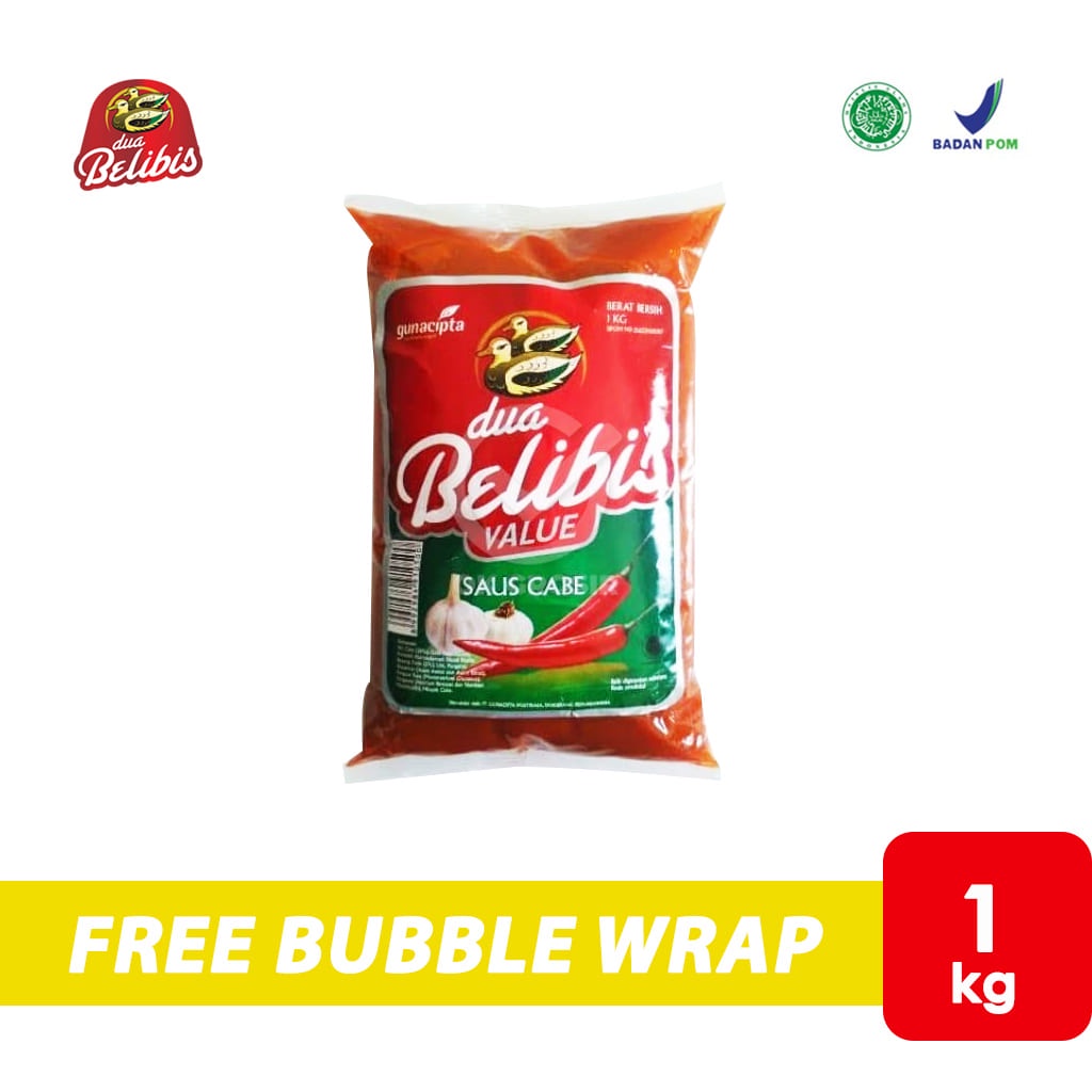 

Saus Cabe Dua Belibis (Bantal 1 kg)