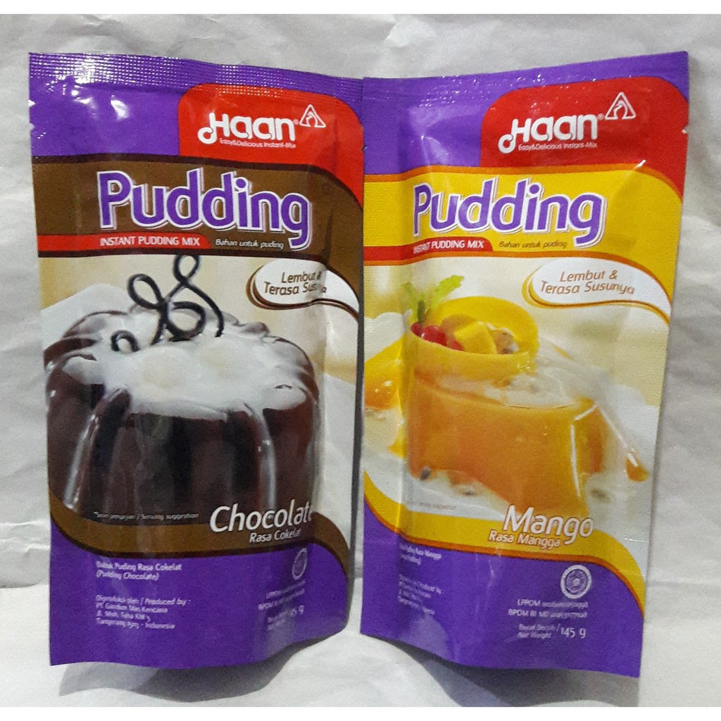 

CTN / haan pudding mangga coklat 145grx24