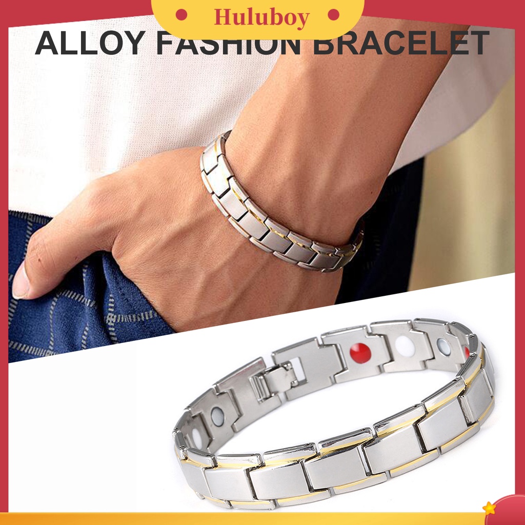 Hu Hu Hu Hu Hu Alat Bantu Pasang Kacamata♡ Gelang Magnet Bahan Alloy Metal Gaya Klasik Untuk Unisex