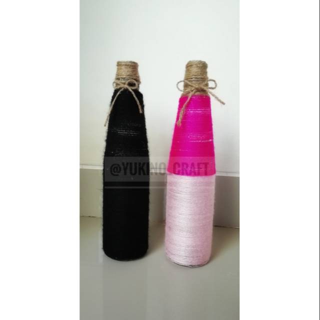 Botol hias / Vas bunga / hiasan meja