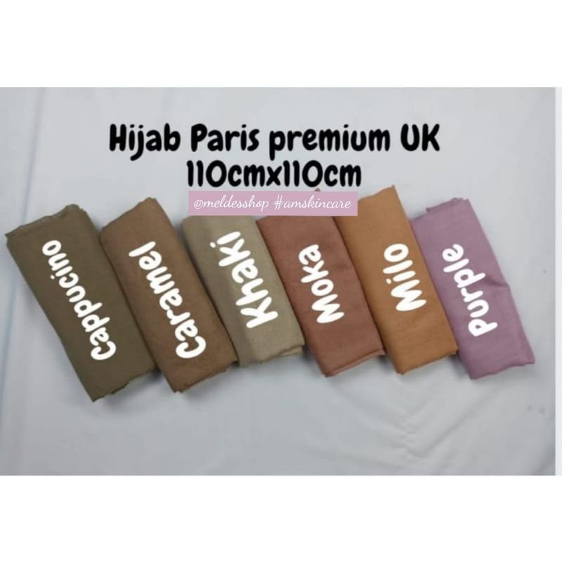 JILBAB SEGIEMPAT PARIS PREMIUM JAHIT TEPI