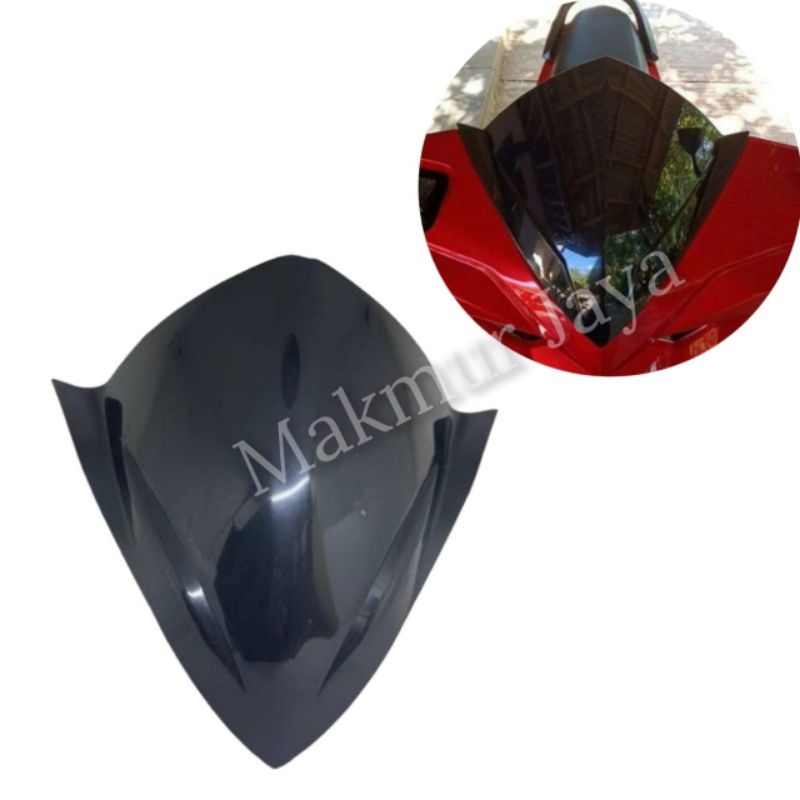 Visor Motor Beat Fi 2012 - 2014 Windshield Honda Beat Injeksi Injection Hitam