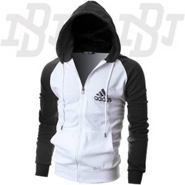 Jaket zipper Raglan Adidas