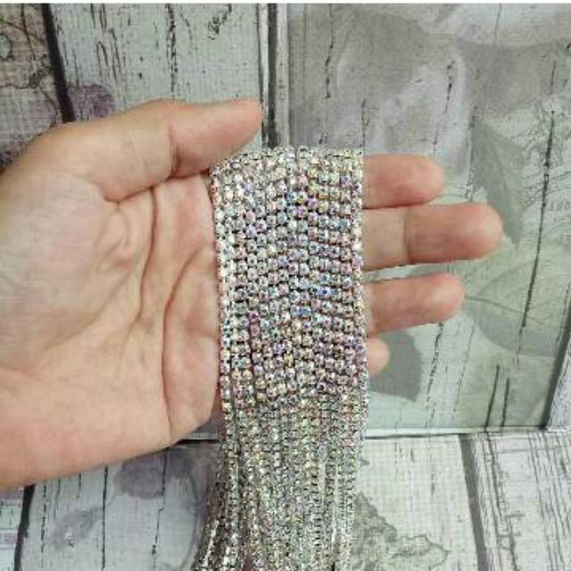 Diamond Renteng Rapat Silver 12ss