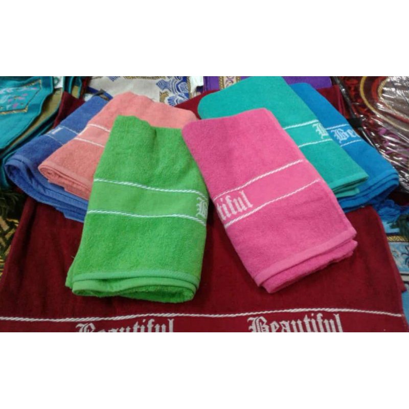 [70x140]handuk Mandi Dewasa/handuk Beautiful Jumbo/handuk Polos Besar