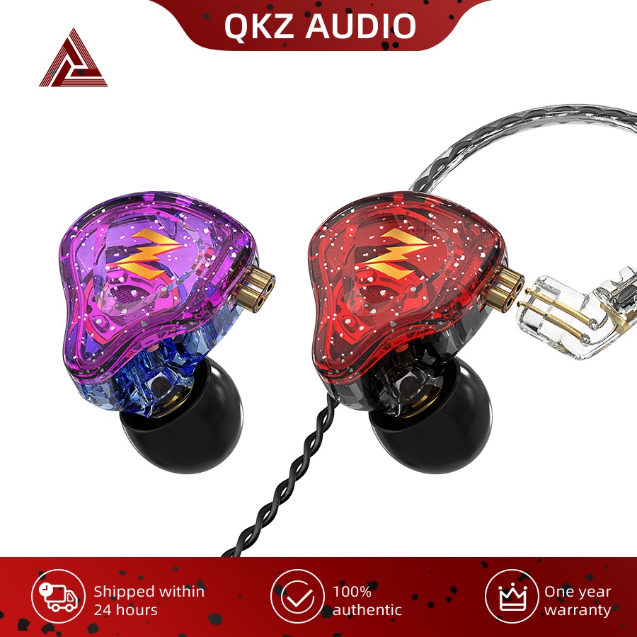 Qkz Headset Earphone Kabel Stereo Dengan Mic Untuk Hp Xiaomi