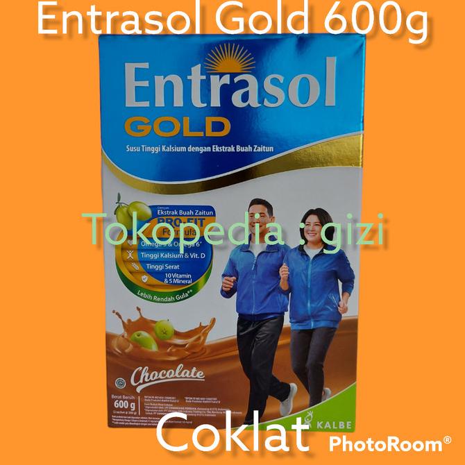

(BISA COD) ENTRASOL GOLD 600 GR VANILA TERLENGKAP Kode 1054