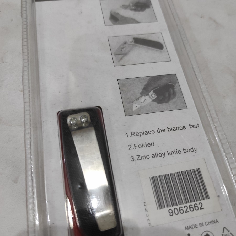 Pisau Cutter cuter Kater Lipat Foldable utility Knife Serba Guna