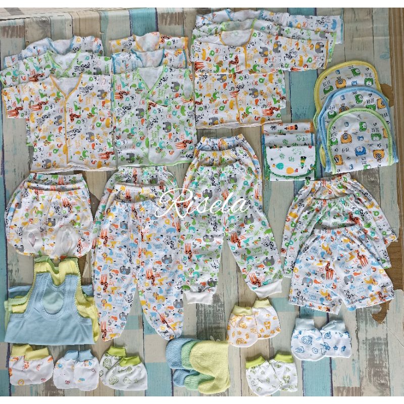 Set Baju Bayi Newborn isi 48 Pcs Paket Baju Bayi Baru Lahir