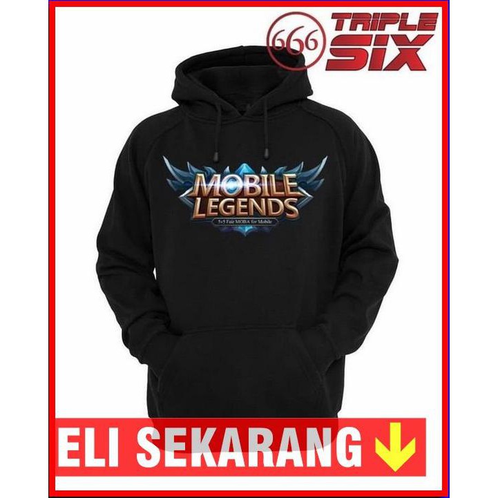 Jaket Hoodie Sweater Jumper M L Mobil Legends Legend Legendary Fashion Distro Cowok Pakaian Polos