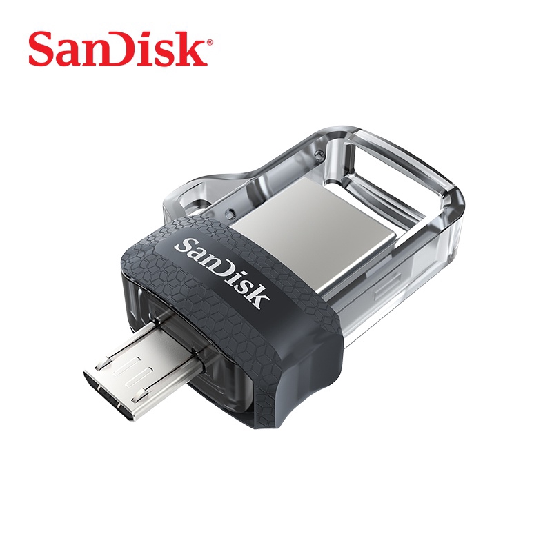 SANDISK Original Mini OTG USB Flash Drive 128GB Push and Pull U disk Pendrive