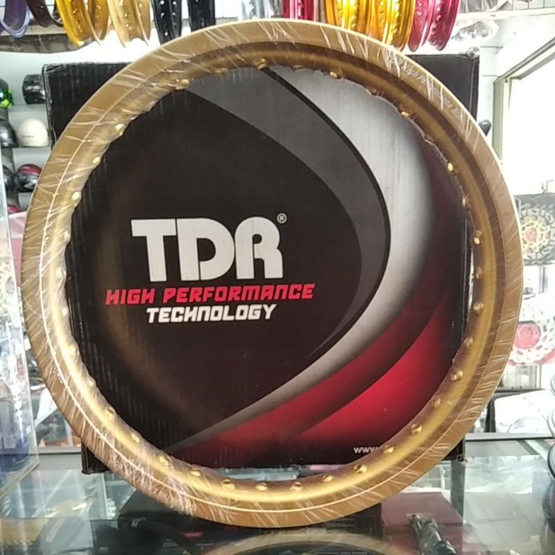 VELG TDR RING 17 UKURAN 250×17 MATE GOLD HOLE 36