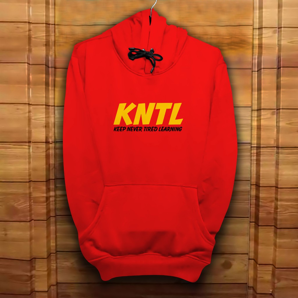 Hoodie Pria / Hodie Pria / Jaket Pria / Sweater Hoodie KNTL (KEEP NEVER TIRED LEARNING)