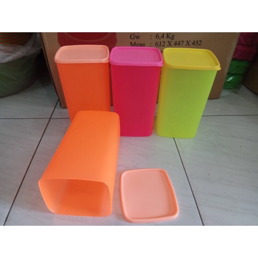 Toples Kue Kering Besar Sealware Plastik Kotak Segi Panjang Serbaguna Shopee Indonesia